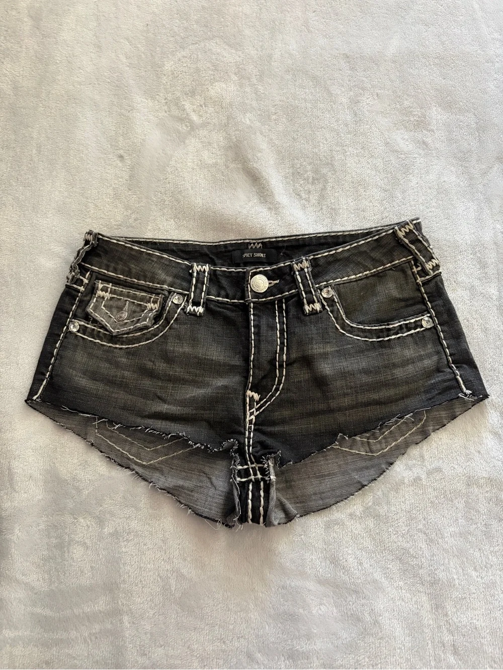 True Religion Dark Gray Spicy Short